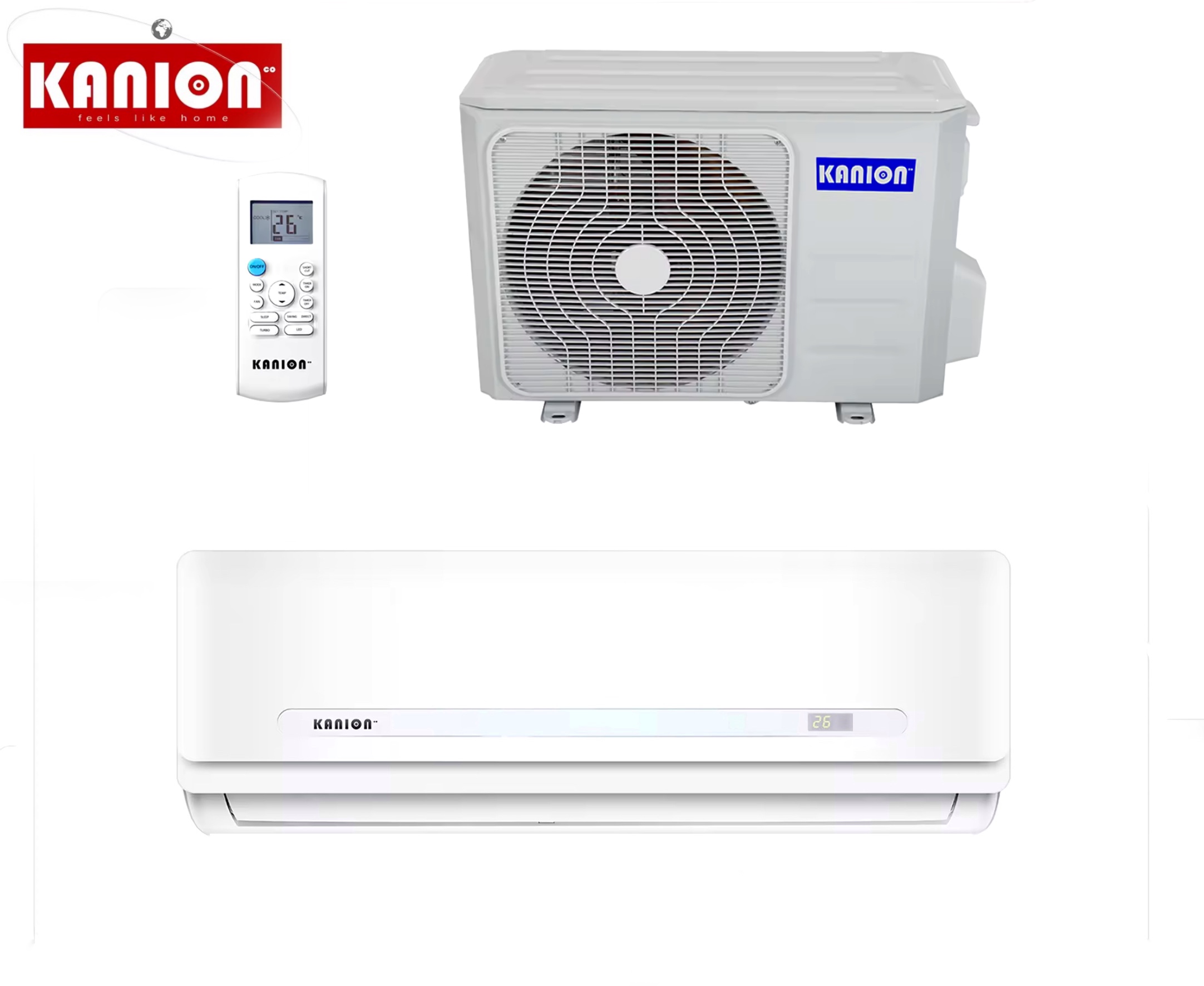 Кондиціонер Інверторний Спліт-системи Kanion KWSM-09R410AHF